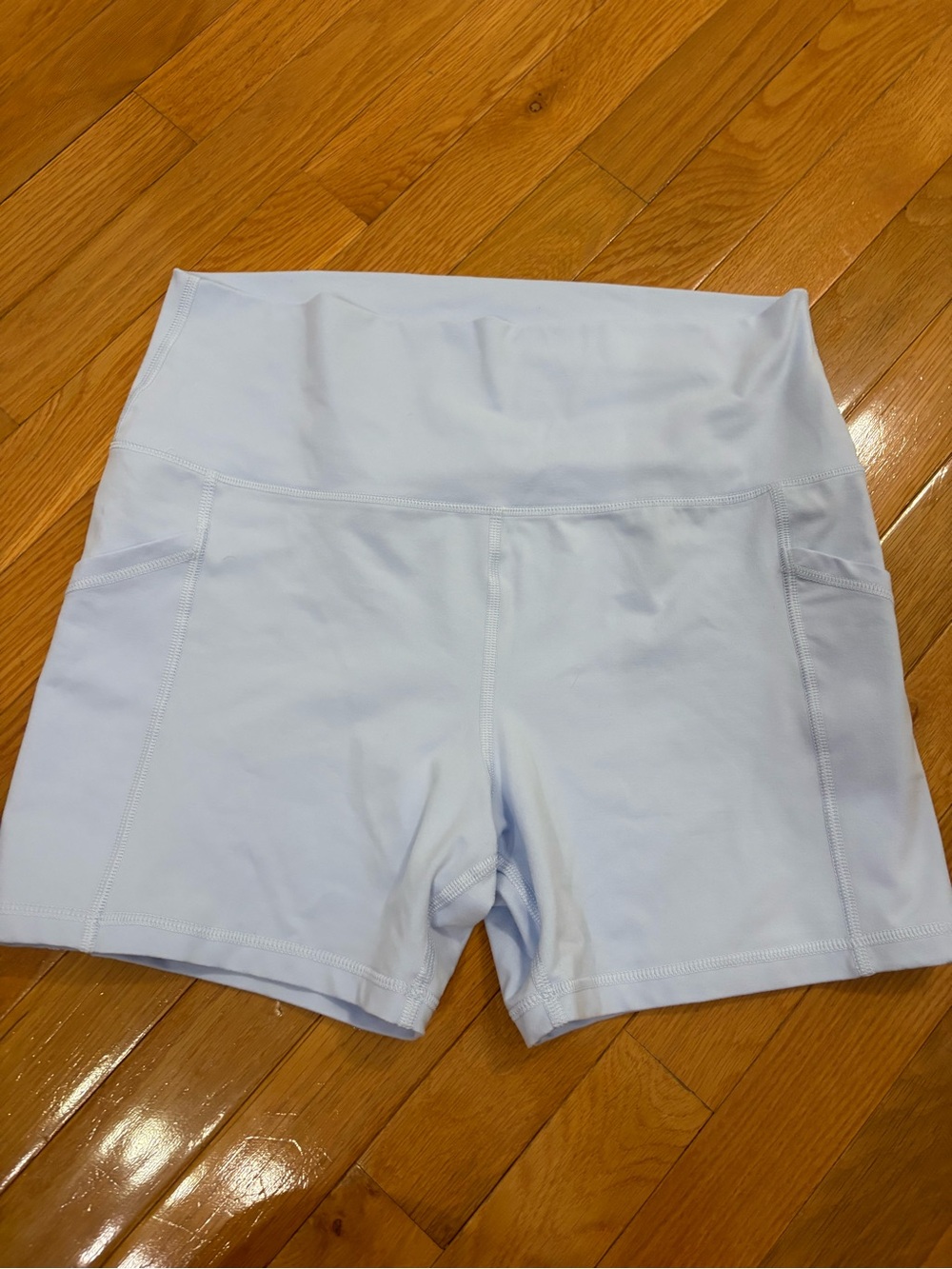 Light blue aerie biker shorts